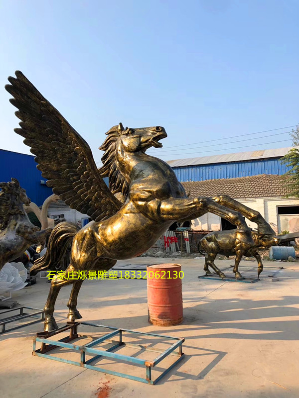 玻璃鋼飛馬雕塑